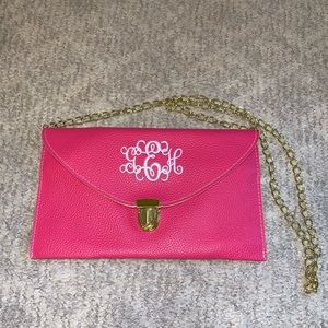 Hot pink Monogram Crossbody purse